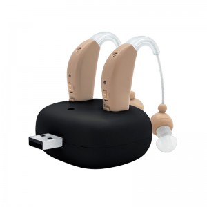 Great-Ears G27P Rechargeable BTE Hearing Aids with Low Power Consumption and Fast Charging
