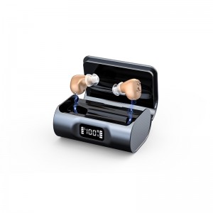 Great-Ears G12N rechargeable magnetic charging in the ear mini size fast rapid charging hearing aids for seniors