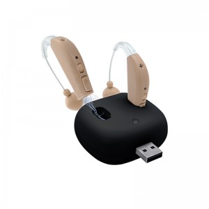 Great-Ears G27P Rechargeable BTE Hearing Aids with Low Power Consumption and Fast Charging