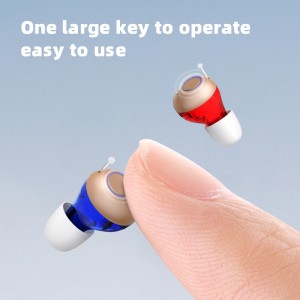 Great-Ears G37 rechargeable cic mini in ear invisible wear rechargeable good quality hearing aids for elderly old