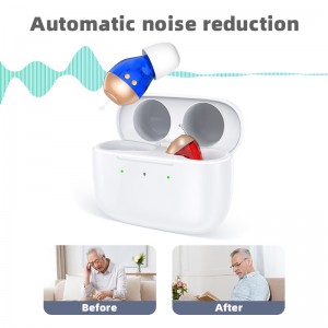 Great-Ears G37 rechargeable cic mini in ear invisible wear rechargeable good quality hearing aids for elderly old