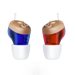 Great-Ears G93 Automatic On/Off Rechargeable CIC Hearing Aids with four volume levels, Magnetic Charging, and 28-Hour Battery Life for Seniors