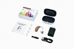 Great-Ears G25T rechargeable noise reduction 4 modes low consumption good quality hot-selling behind the ear hearing aids