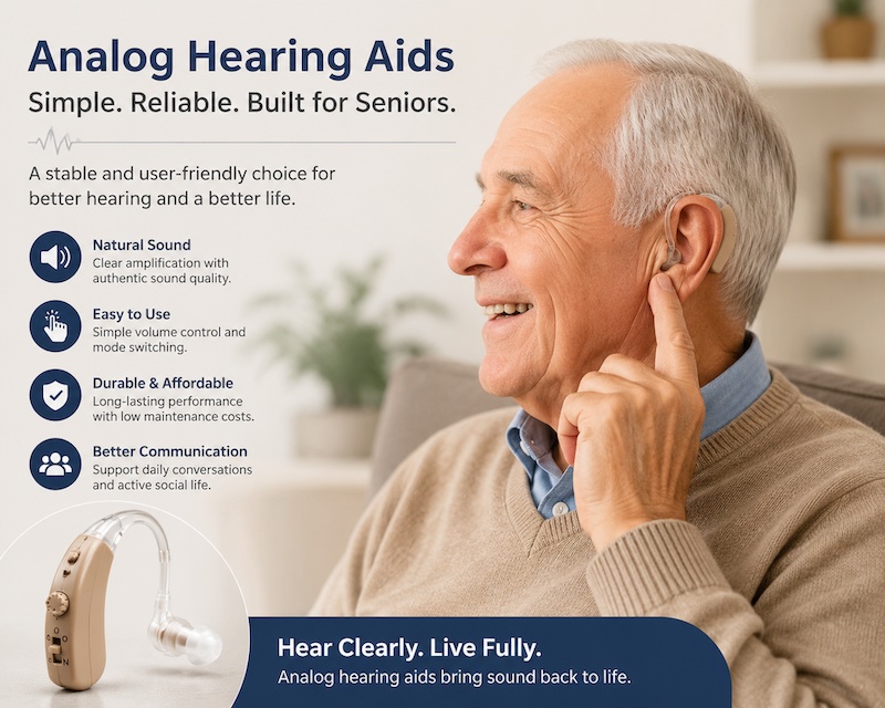 Analog Hearing Aids for Seniors